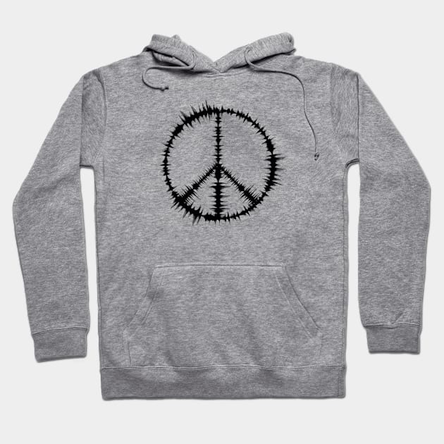 Peace Hoodie by linesdesigns